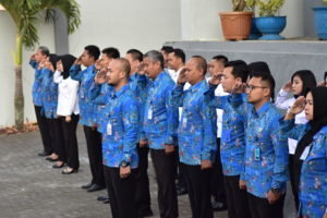 UPACARA BENDERA MEMPERINGATI HUT RI KE 74