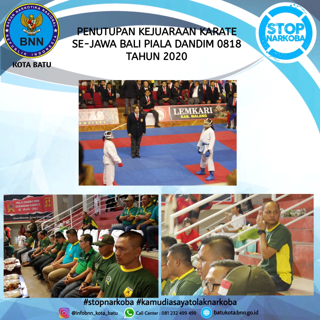 Menghadiri Penutupan Kejuaraan Karate se-Jawa Timur dan Bali