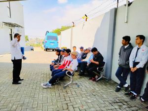 Pelaksanaan Screening Urine Mandiri SMK Negeri 3 Kota Batu