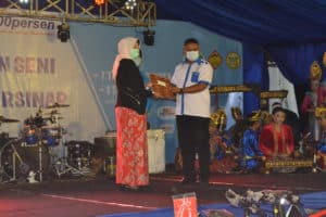 Kegiatan Kampanye Gelar Seni Anti Narkoba Menuju Hidup 100 Persen dan Pencanangan Desa Bersinar Oro-oro Ombo
