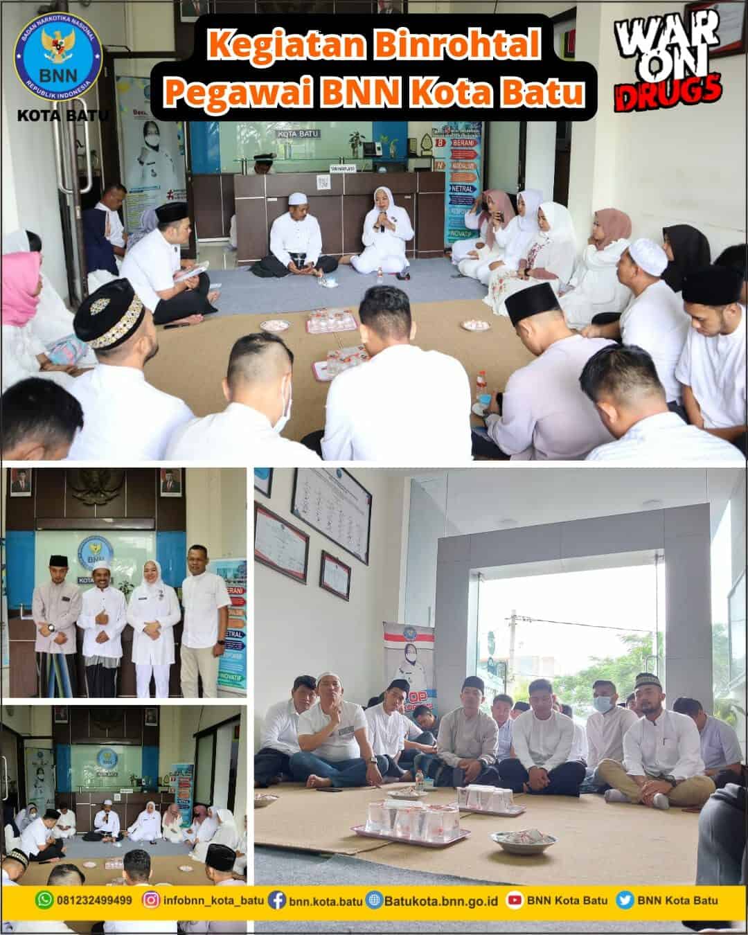 Kegiatan Bimbingan Rohani dan Mental Pegawai BNN Kota Batu Kegiatan Bimbingan Rohani dan Mental Pegawai BNN Kota Batu