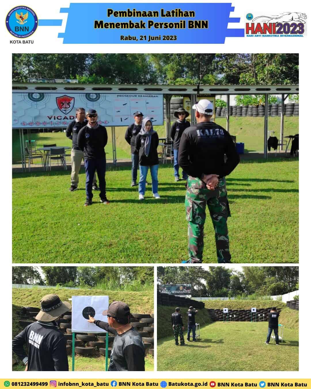 Pembinaan Latihan Menembak Personil BNN Pembinaan Latihan Menembak Personil BNN