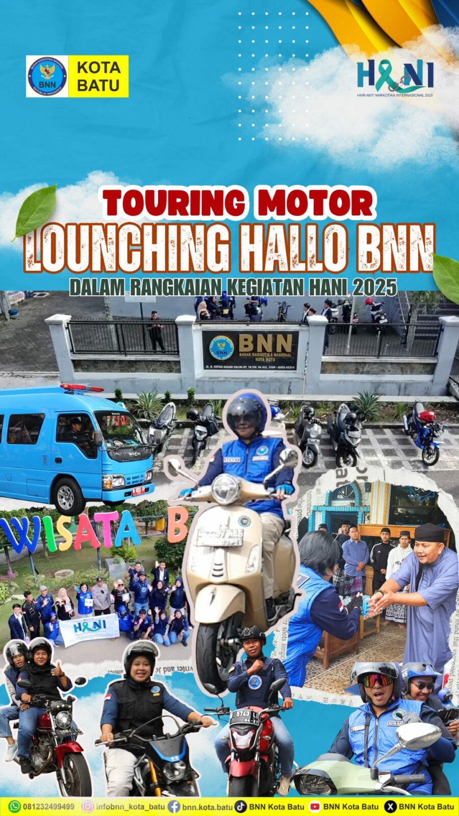 Tour “Halo BNN” Kota Batu: Menyapa Masyarakat, Membangun Sinergi dalam Perang Melawan Narkoba